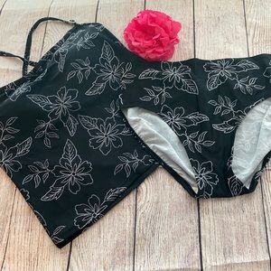 YBL HIGHWAIST Floral Print Tankini Set